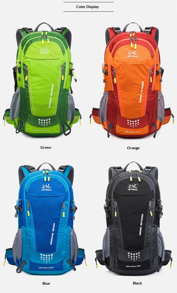 Outdoor Dual-shoulder Sports Bag, Waterproof Oxford Fabric Hiking Bag, Trekking And Travel Backpack