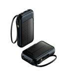 Mini solar power bank comes with a 20000mAh
