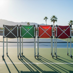 Ball Tote & Cart - Portable Teaching Cart with Black Ball Tote Bag for Tennis and Pickleball Pros