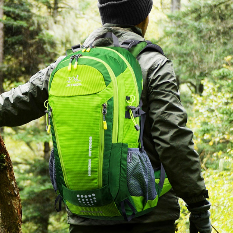 Outdoor Dual-shoulder Sports Bag, Waterproof Oxford Fabric Hiking Bag, Trekking And Travel Backpack