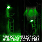 Solar Green Floodlight for Night Hunting